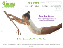 Tablet Screenshot of getgiddy.com